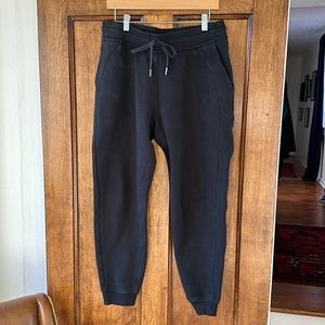 Lululemon Black Joggers - thick material - size 10